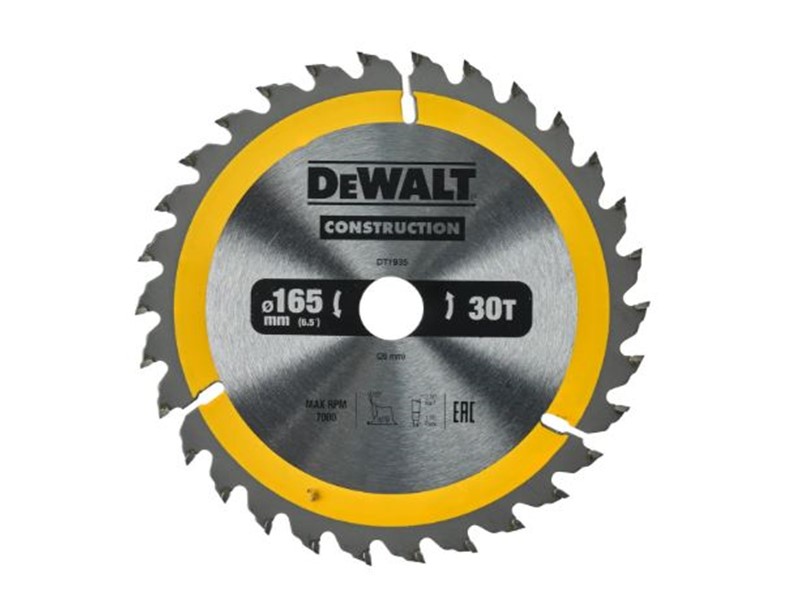 Žagin list za krožno žago DeWALT DT1935, Ø 165 × 20 mm, 30 zob