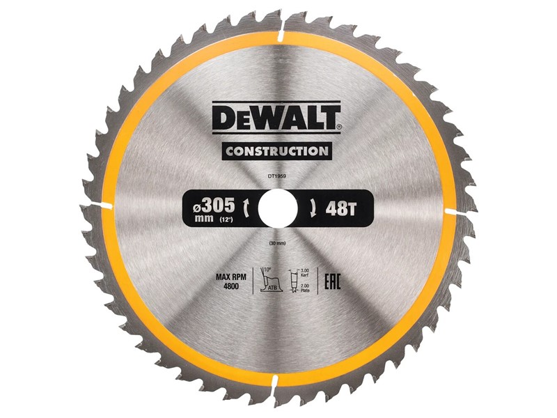 Žagin list za krožno žago DeWALT DT1959, Ø 305 × 30 mm, 48 zob