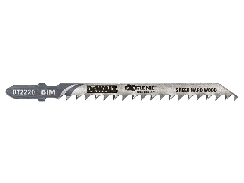 Žagin list za vbodno žago DeWALT DT2220, hitre in natančne reze v trdem lesu, ploščah, laminatu in plastiki, 3 kosi