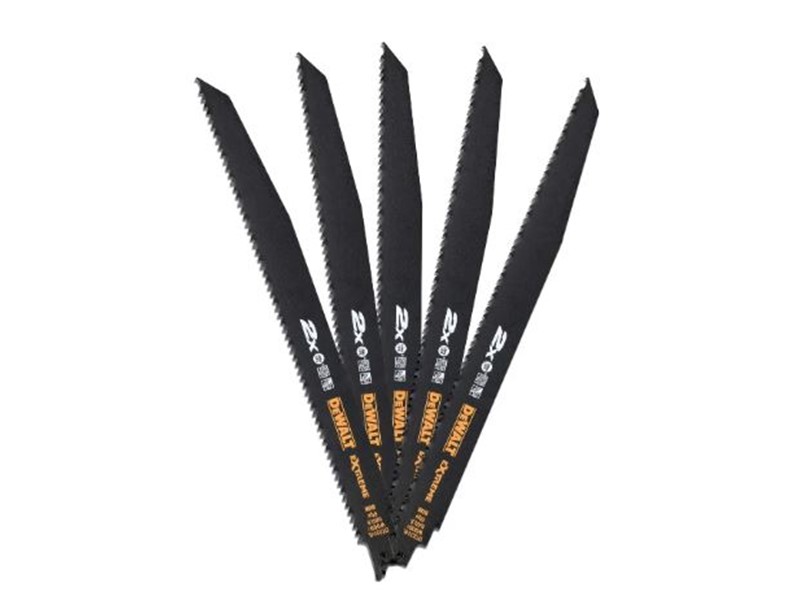 Žagin list za sabljasto žago DeWALT DT2314L, 305 mm, les z žeblji, 5 kosov