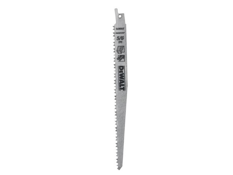 HCS žagin list za sabljasto žago DeWALT DT2352, 240 mm, les, 5 kosov