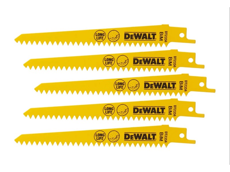 Žagin list za mavčne plošče DeWALT DT2356, 152 mm, 5 kosov