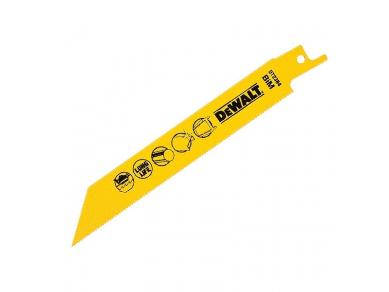 Žagin list-lisičji rep DeWalt, Dimenzije: 152X1,4mm, Bim - Metal (KOVINA) DT2384