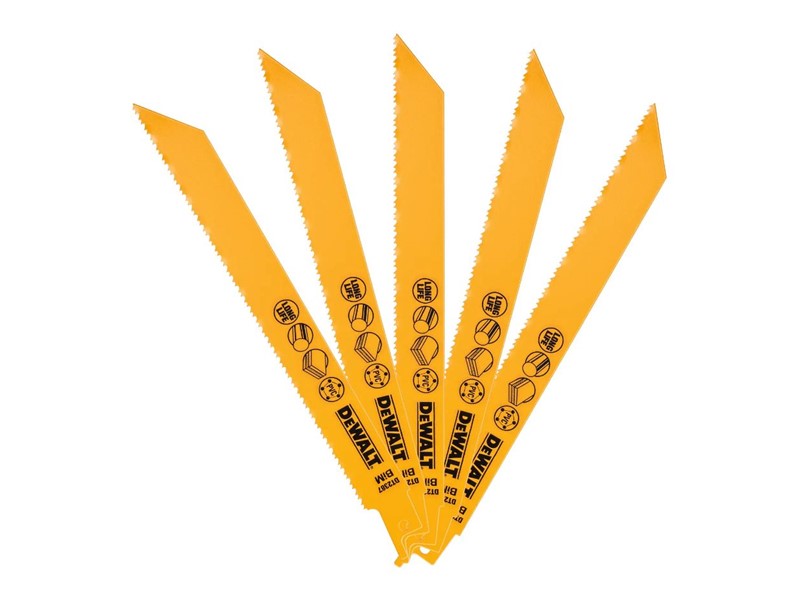 Žagin list za sabljasto žago DeWALT DT2387, 203 mm, sendvič materiali, 5 kosov
