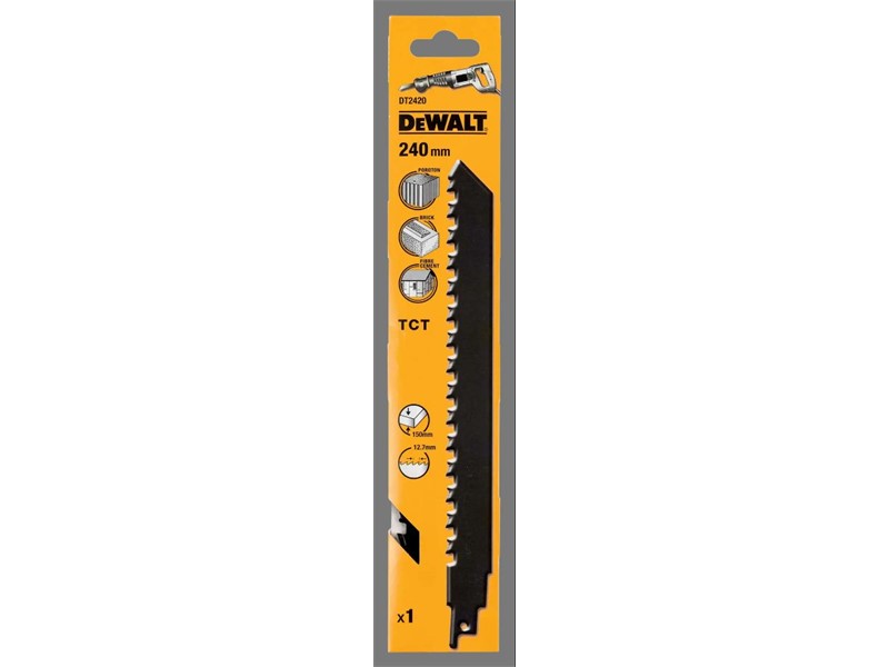 Žagin list s karbidnimi zobmi za porobeton DeWALT DT2420, 240 mm, 1 kos