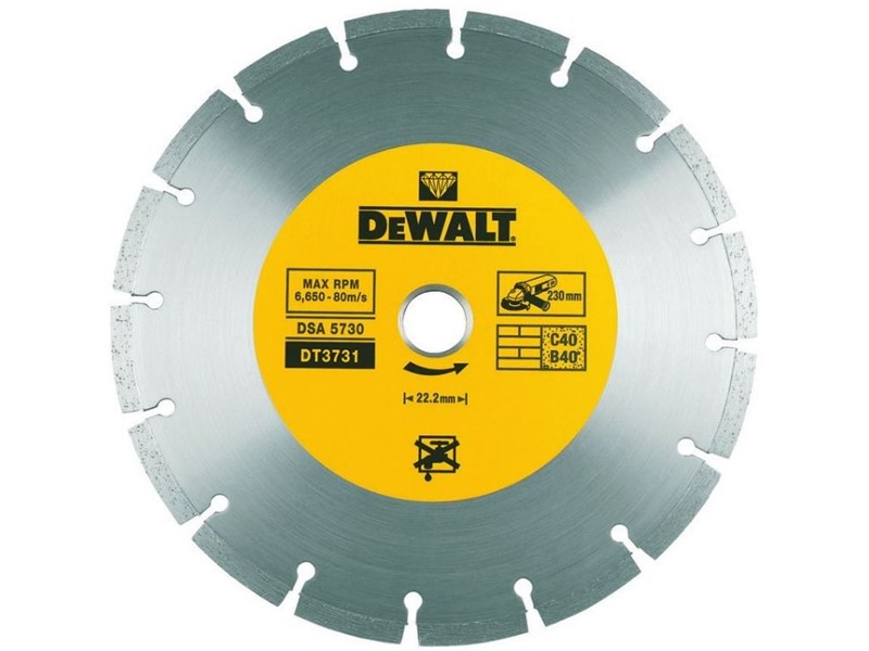Diamantna rezalna plošča Dewalt DT3731