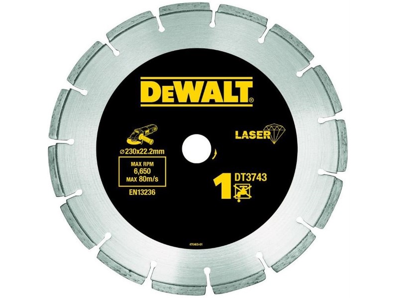 Diamantna rezalna plošča Dewalt DT3743