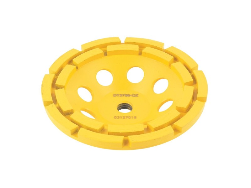 Univerzalna brusna plošča Dewalt,DIA,125mm z navojem M14, Beton, DT3796