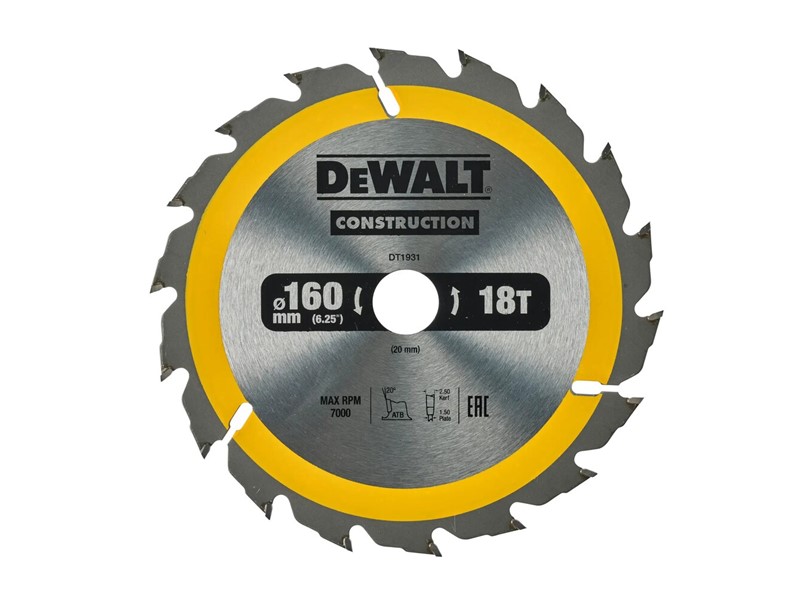 Žagin list za krožno žago DeWALT DT4031, Ø 184 × 16 mm, 28 zob