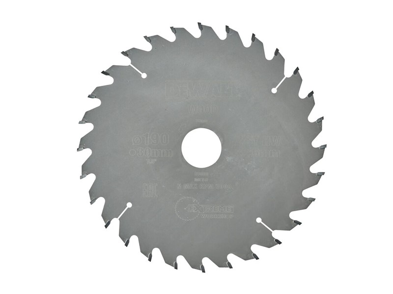 Žagin list za krožno žago DeWALT DT4033, Ø 190 × 30 mm, 28 zob