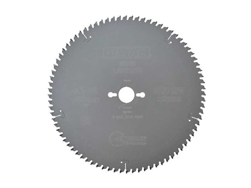 Žagin list za krožno žago DeWALT DT4281, Ø 300 × 30 mm, 80 zob