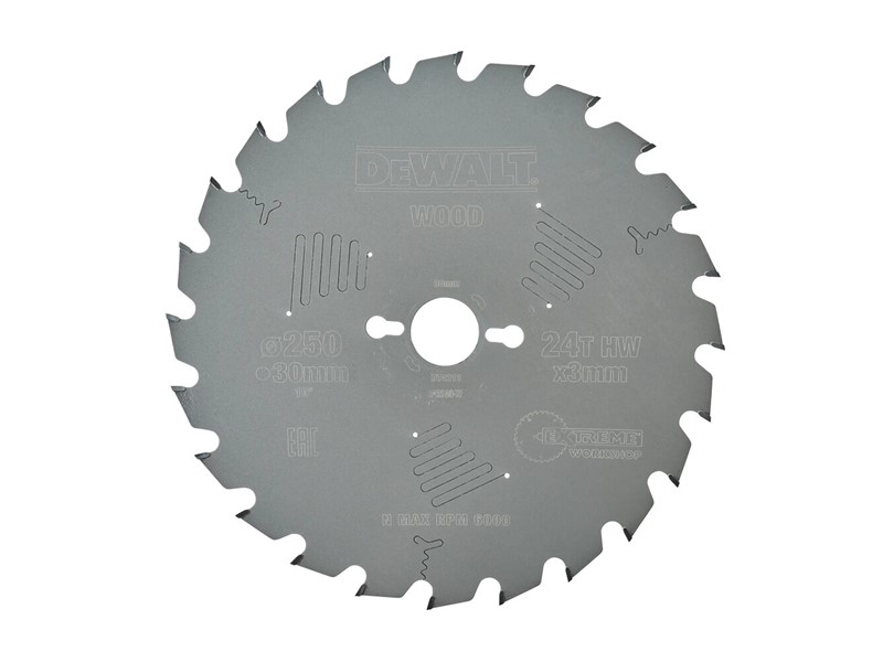 Žagin list za krožno žago DeWALT DT4311, Ø 250 × 30 mm, 24 zob