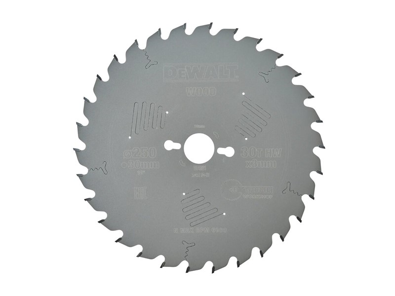 Žagin list za krožno žago DeWALT DT4321, Ø 250 × 30 mm, 30 zob
