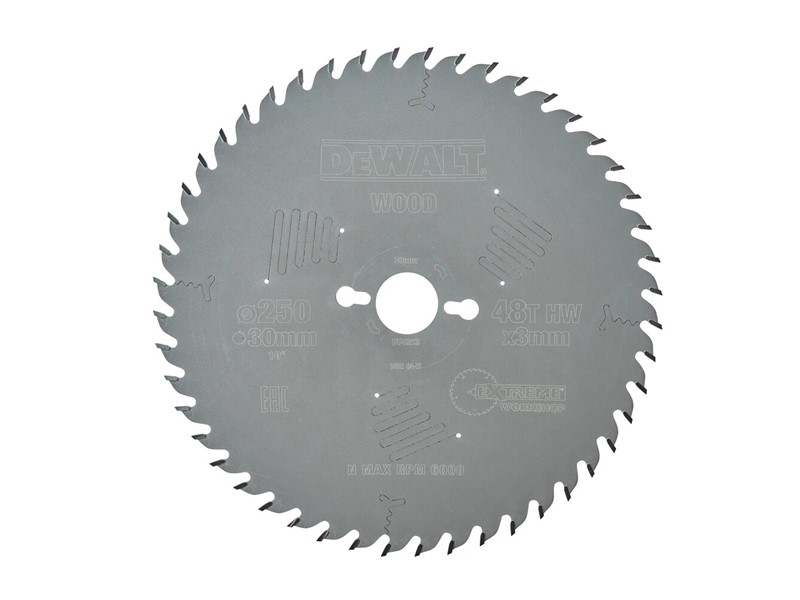 Žagin list za krožno žago DeWALT DT4323, Ø 250 × 30 mm, 48 zob