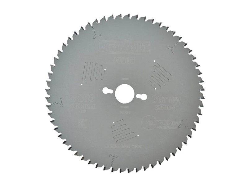 Žagin list za krožno žago DeWALT DT4352, Ø 250 × 30 mm, 60 zob