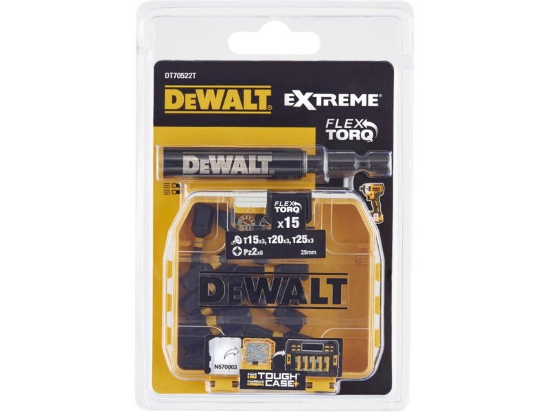 16-delni set vijačnih nastavkov Dewalt DT70522T