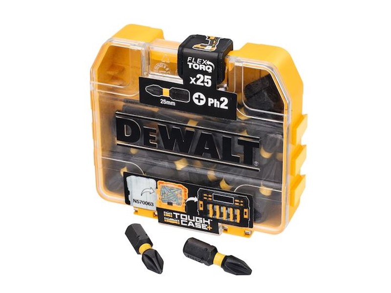 25-delni set vijačnih nastavkov Extreme FLEXTORQ Dewalt DT70555T, PH2, 25mm