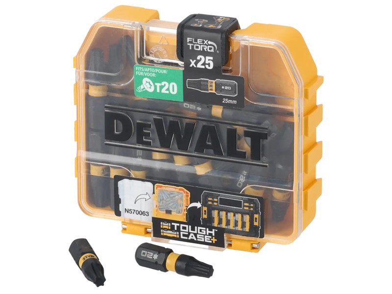 Vijačni nastavki DeWalt EXTREME FLEXTORQ DT70557T, T20, 25 mm, 25 kosov