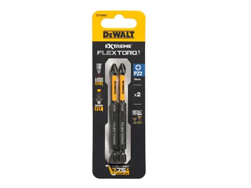 Vijačni nastavek Dewalt EXTREME FLEXTORQ DT70566T, PZ2, 89mm
