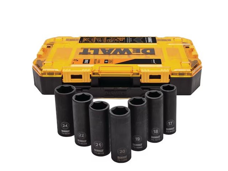 7-delni set nasadnih ključev Dewalt McLaren F1 Team DT70905