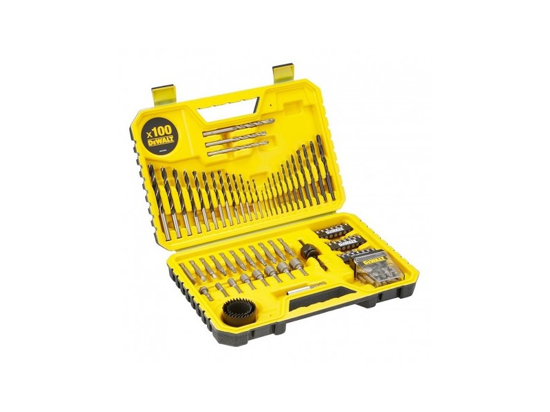 100-delni set Dewalt za vrtanje in vijačenje, DT71563