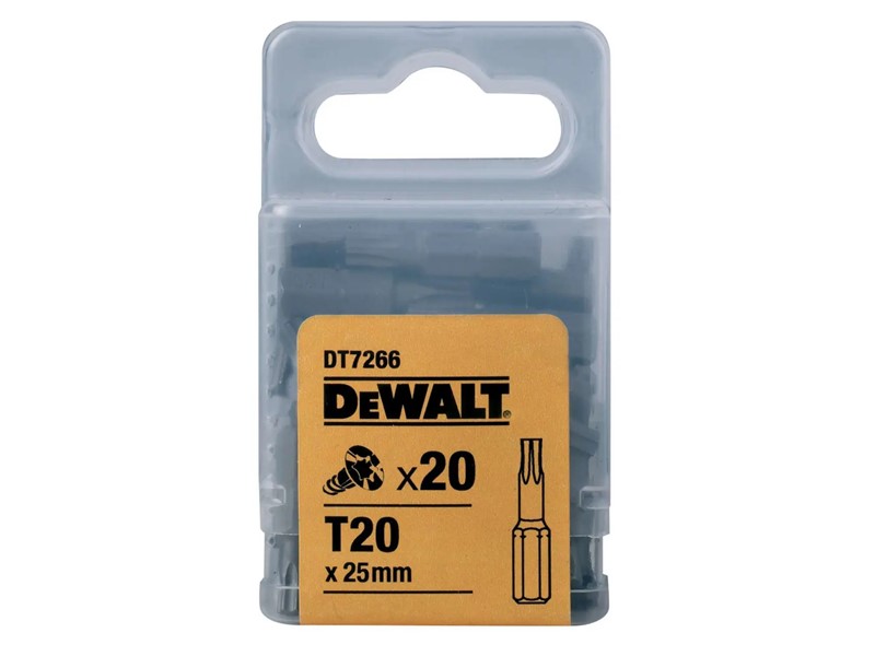 Vijačni nastavki DeWalt DT7266, T20, 25 mm, 20 kosov