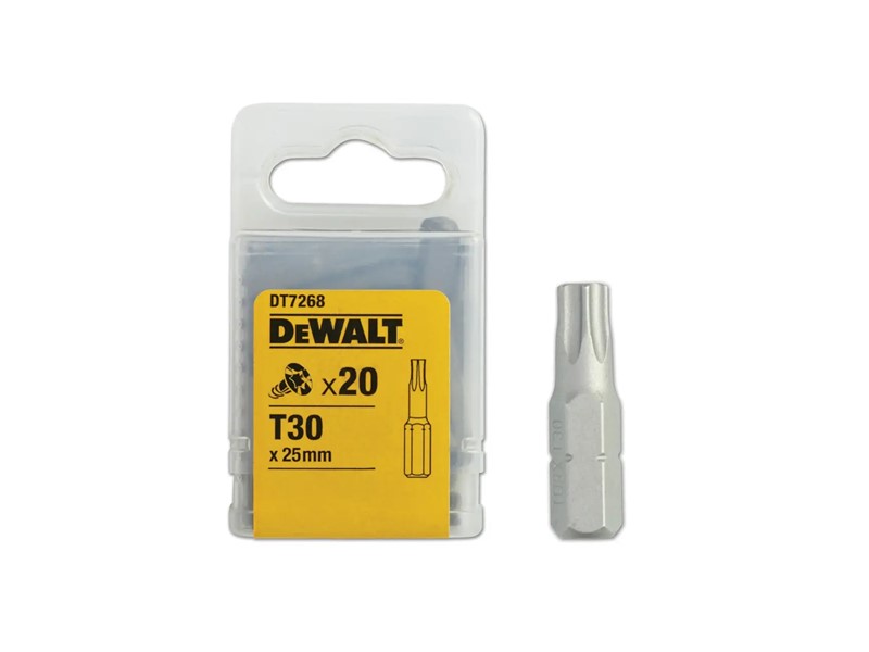 Vijačni nastavki DeWalt DT7268, T30, 25 mm, 20 kosov