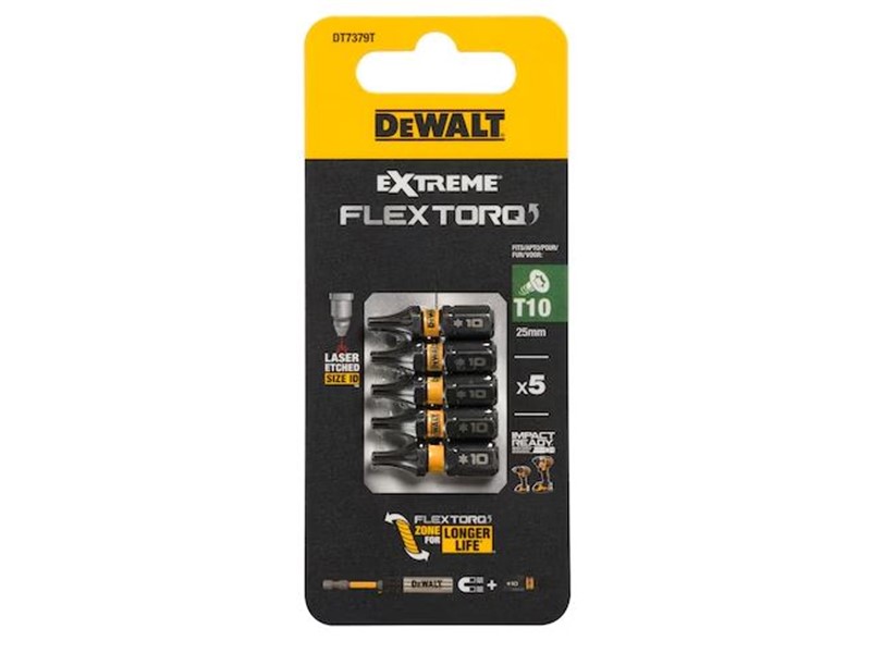 Vijačni nastavek Dewalt EXTREME FLEXTORQ DT7379T, T10, 25mm
