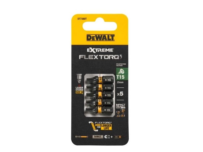 Vijačni nastavek Dewalt EXTREME FLEXTORQ DT7380T, T15, 25mm