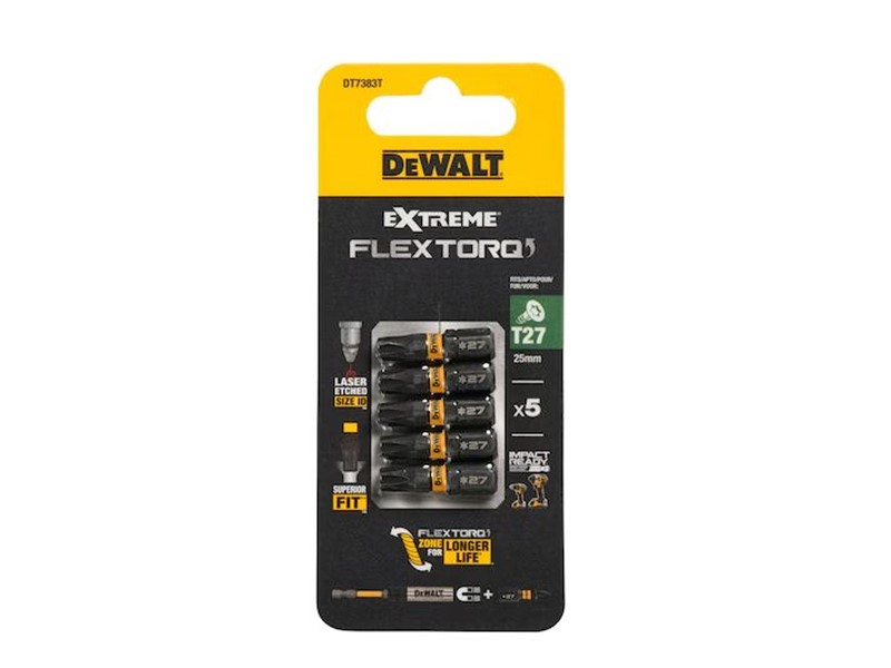 Vijačni nastavek Dewalt EXTREME FLEXTORQ DT7383T, T27, 25mm