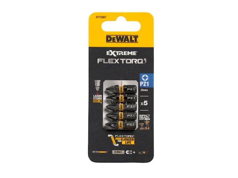 Vijačni nastavek Dewalt EXTREME FLEXTORQ DT7386T, PZ1, 25mm