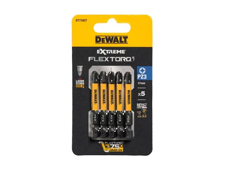 Vijačni nastavek Dewalt EXTREME FLEXTORQ DT7392T, PZ3, 57mm