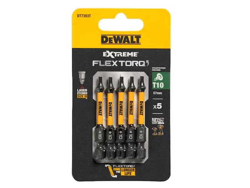 Vijačni nastavek Dewalt EXTREME FLEXTORQ DT7393T, T10, 57mm