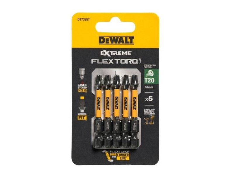 Vijačni nastavek Dewalt EXTREME FLEXTORQ DT7395T, T20, 57mm