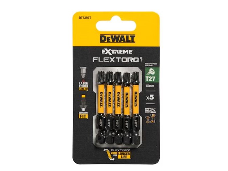 Vijačni nastavek Dewalt EXTREME FLEXTORQ DT7397T, T27, 57mm