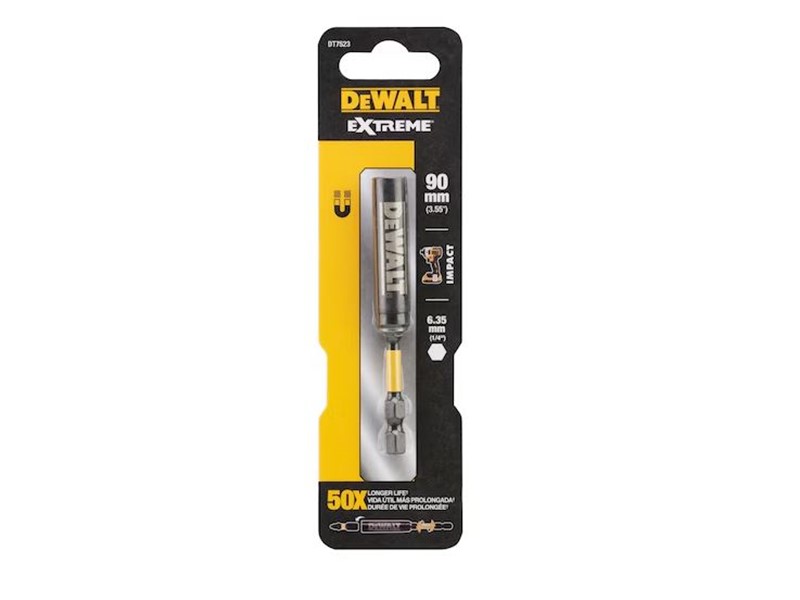 Magnetno držalo Dewalt z vodilom za vijačne nastavke DT7523, 90mm