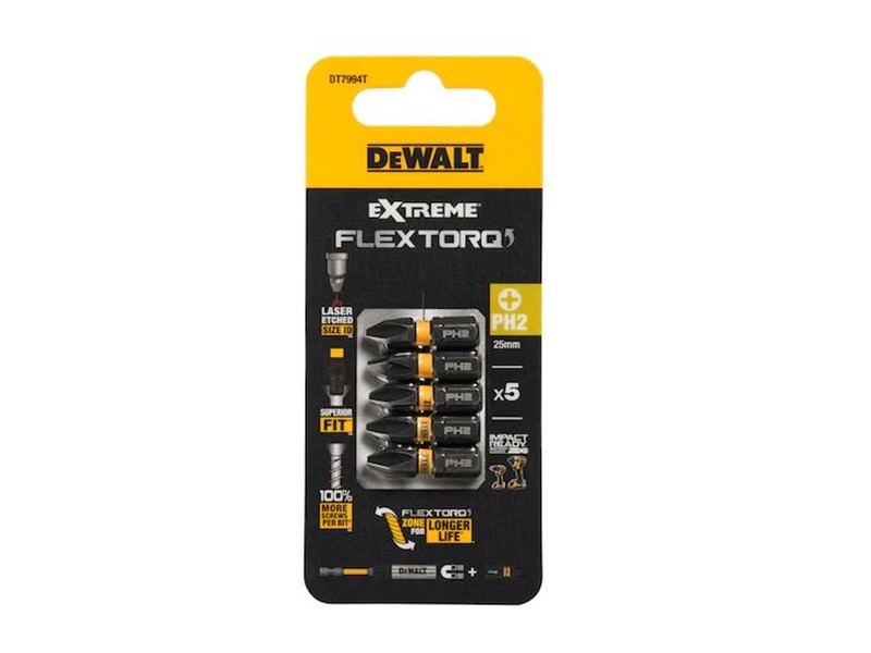 Vijačni nastavek Dewalt EXTREME FLEXTORQ DT7994T, PH2, 25mm