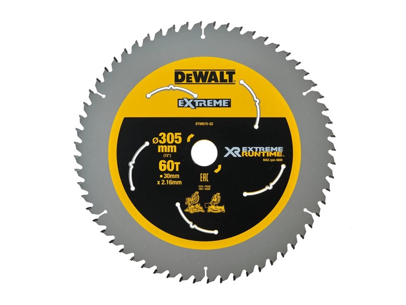 Žagin list za krožno žago DeWALT DT99575, Ø 305 × 30 mm, 60 zob