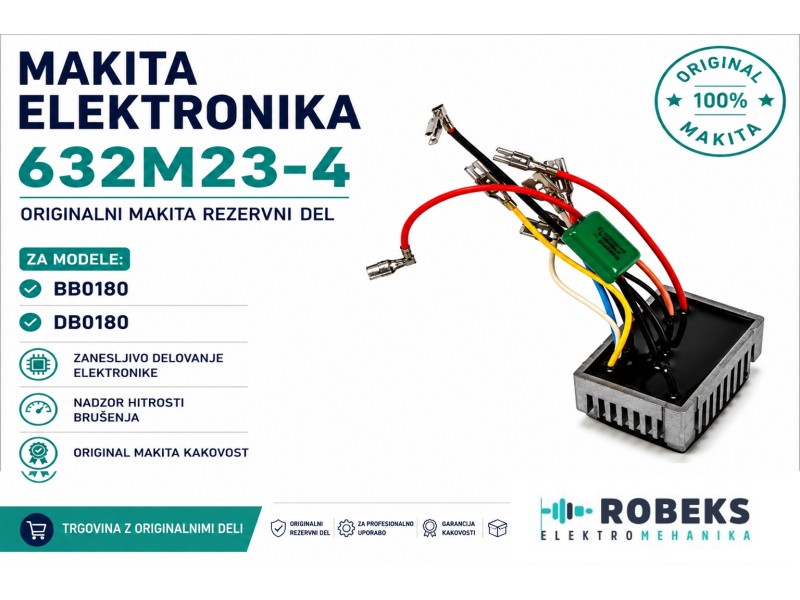 Dušilna elektronika Makita DBO180, 632M23-4