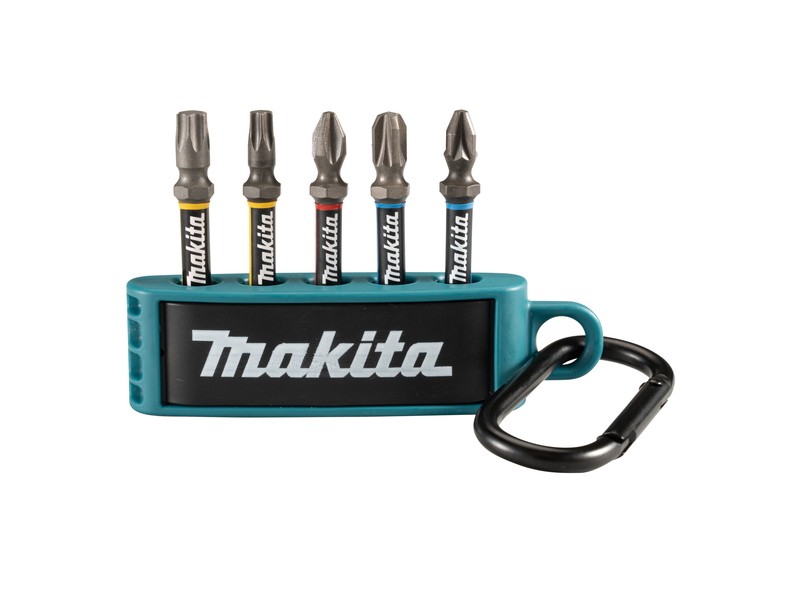 5-delni set vijačnih nastavkov Makita z obeskom za ključe, E-13568