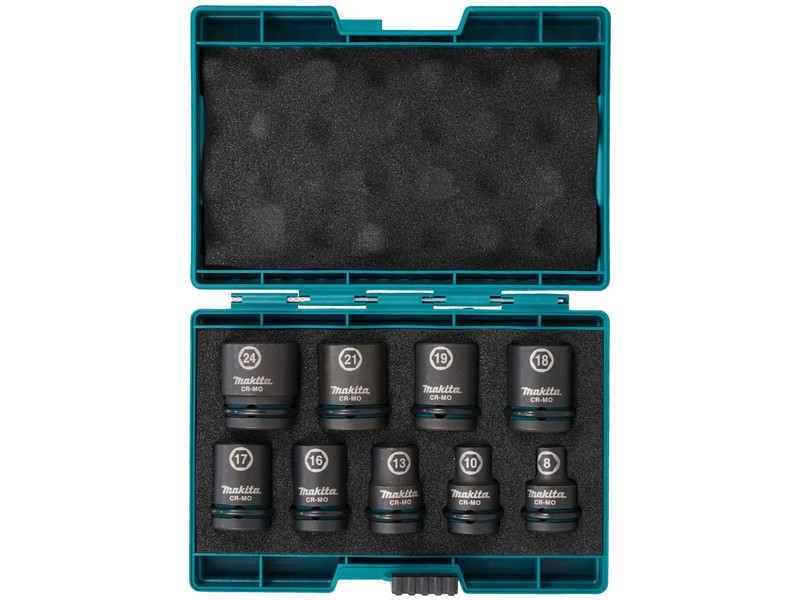 9-delni set Makita natičnih ključev Impact Black 1/2
