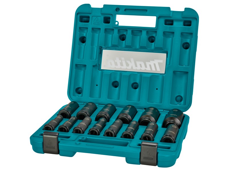 14-delni set Makita natičnih ključev Impact Black 1/2