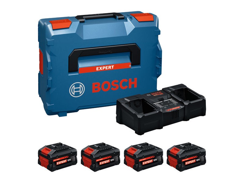 Začetni komplet Bosch EXPERT 2 x EXBA18V-55 + 2 x EXBA18V-80 + EXAL18V2-320, 1600A0373Y