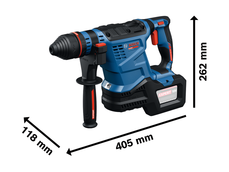 Akumulatorsko vrtalno kladivo s sistemom SDS plus Bosch Expert EXBH18V-32F, 0611922101