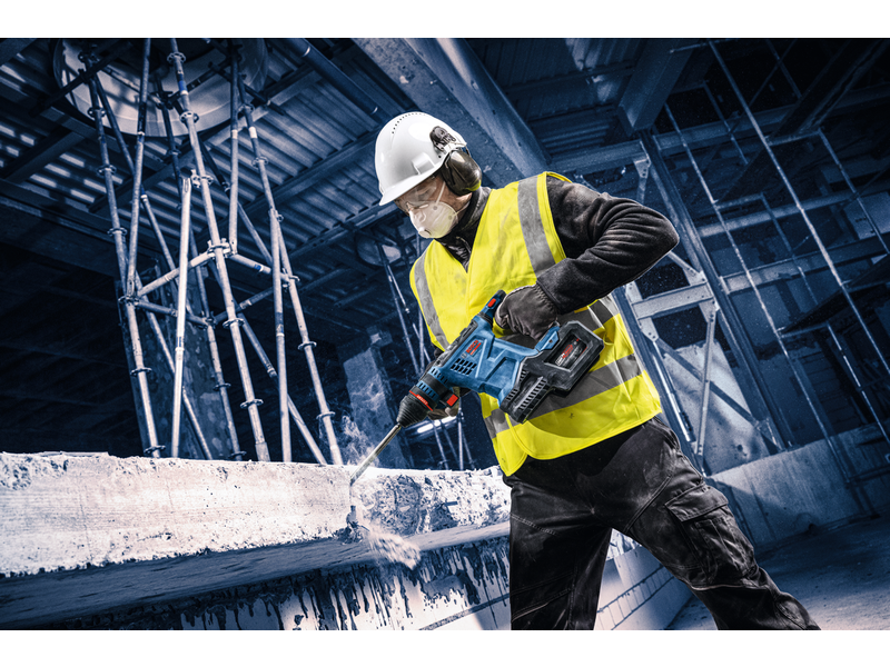 Akumulatorsko vrtalno kladivo s sistemom SDS plus Bosch Expert EXBH18V-32F, 0611922102