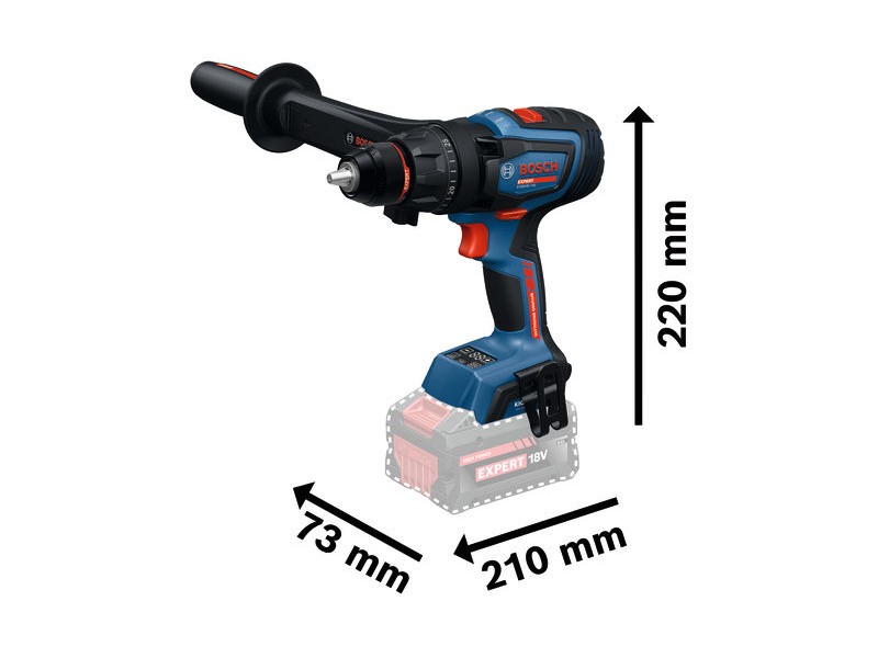 Akumulatorski udarni vrtalni vijačnik Bosch Expert EXSB18V-150, 06019R3202