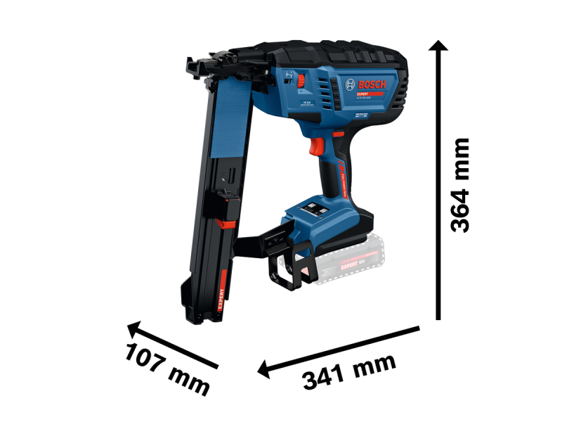 Akumulatorski spenjalnik za les Bosch Expert EXTH 18V-50 M, 0601482601