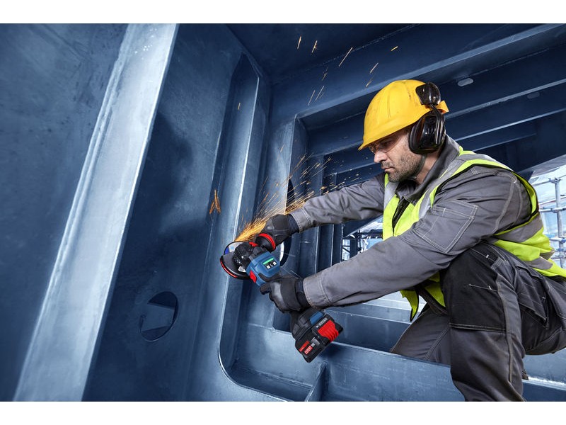 Akumulatorski kotni brusilnik Bosch EXPERT EXWS18V-15S, 06019M6003