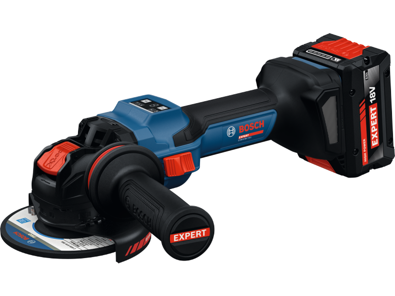 Akumulatorski kotni brusilnik s sistemom X-LOCK Bosch EXPERT EXWX18V-15S, 06019M6101