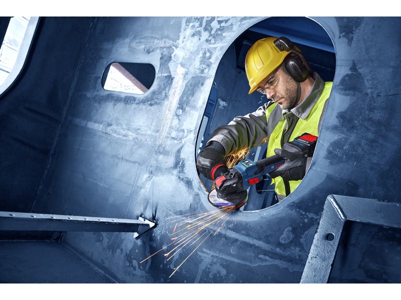 Akumulatorski kotni brusilnik s sistemom X-LOCK Bosch EXPERT EXWX18V-15S, 06019M6100